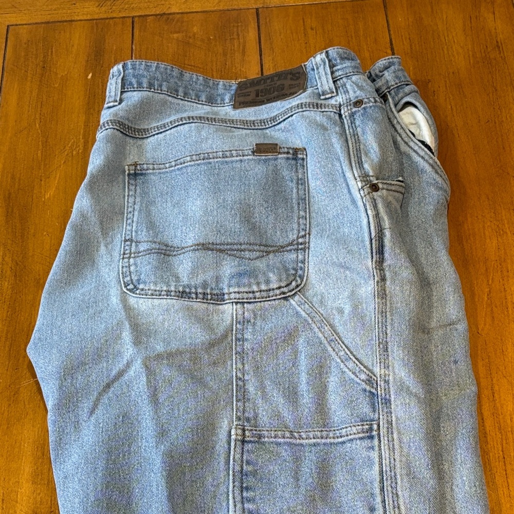 SMITH Light Blue Relaxed carpenter Fit Jeans